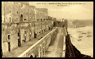 Italie, château de Baia, Caserte, Naples